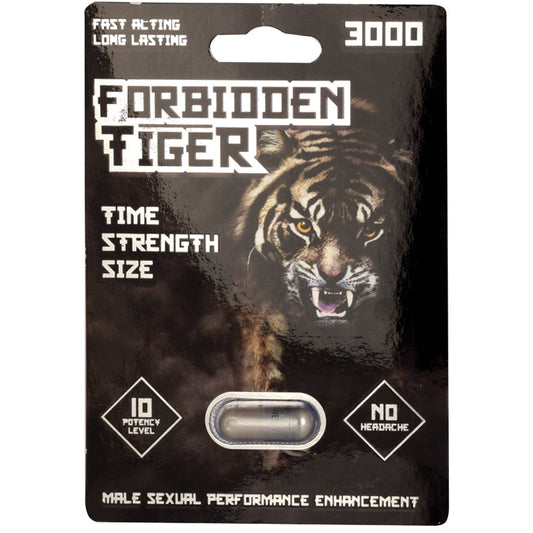 Forbidden Tiger 3000-1 Pill Pack Display of 30 - UABDSM