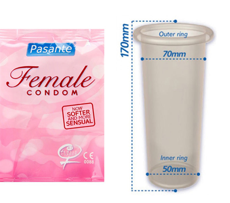 Pasante Female Condoms 3pcs - UABDSM