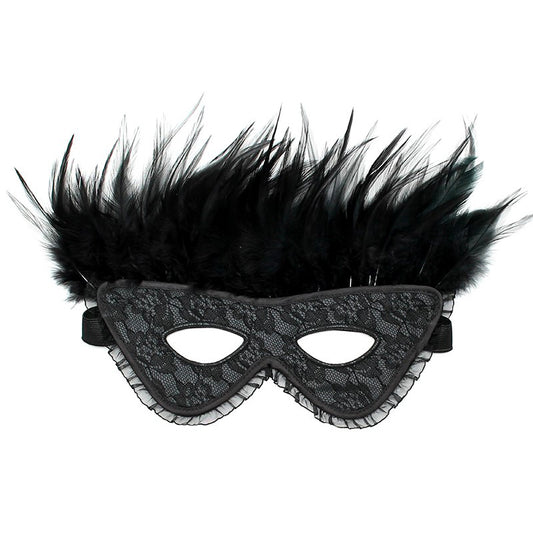 Satin Look Feather Mask - UABDSM