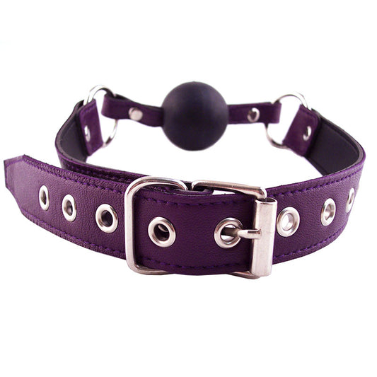 Rouge Garments Ball Gag Purple - UABDSM