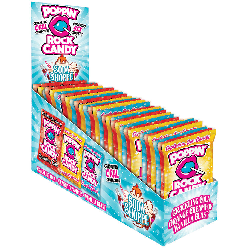 Rock Candy Popping Soda Shoppe Display of 36 Assorted - UABDSM