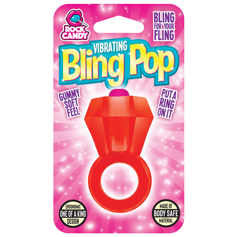 Rock Candy Gummy Collection Bling Pop Ring-Red - UABDSM