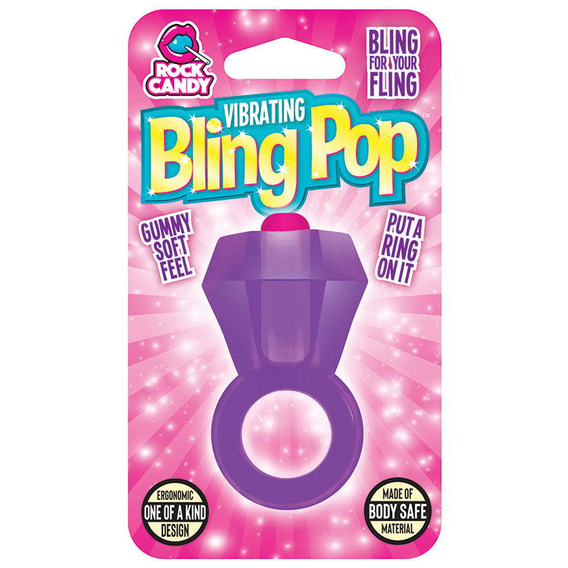 Rock Candy Gummy Collection Bling Pop Ring-Purple - UABDSM