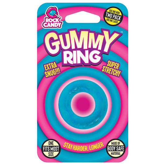 Rock Candy Gummy Collection Gummy Ring-Blue - UABDSM