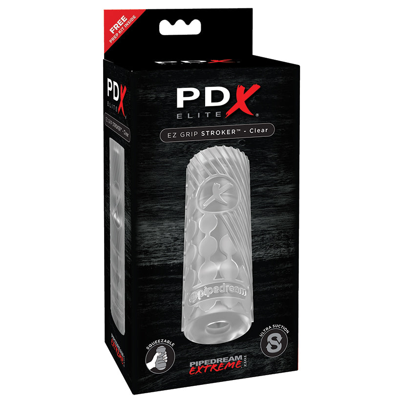 Pdx Elite Ez Grip Stroker Clear - UABDSM