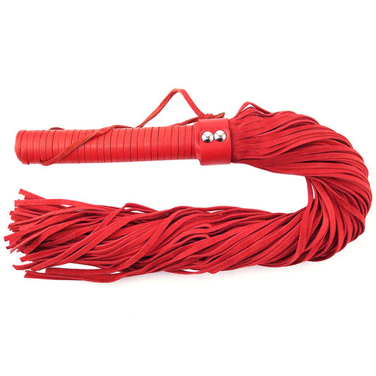 Rouge Garments Red Suede Flogger - UABDSM