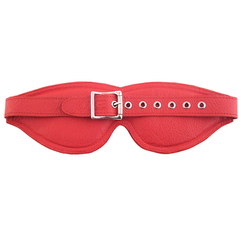 Rouge Garments Large Red Padded Blindfold - UABDSM