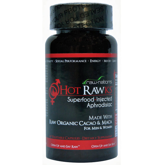 Hot Rawks Aphrodisiac Supplement 60 Count Bottle - UABDSM