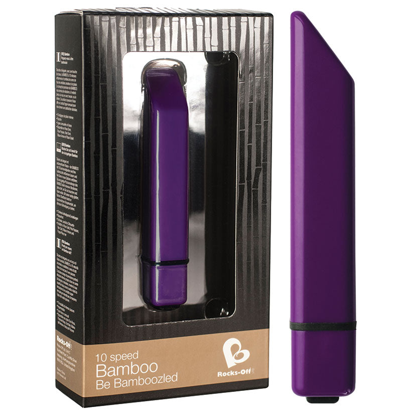 Rocks-Off Bamboo 10 Speed Bullet-Purple - UABDSM