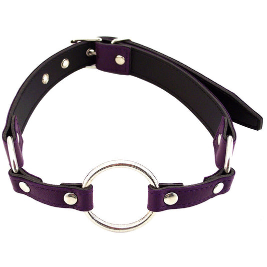 Rouge Garments O Ring Gag Purple - UABDSM