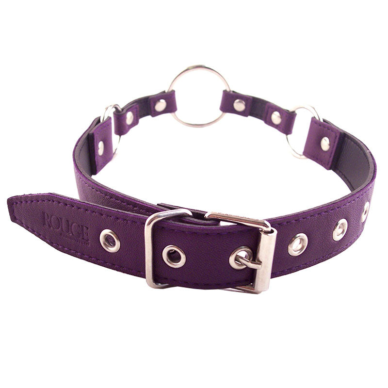 Rouge Garments O Ring Gag Purple - UABDSM