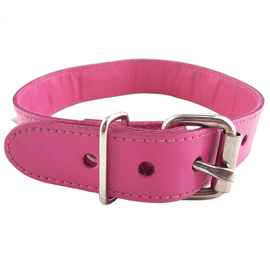 Rouge Garments Pink Studded O-Ring Studded Collar - UABDSM