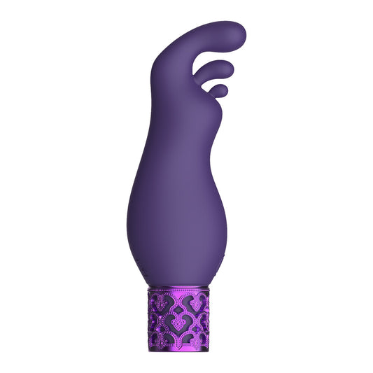 Royal Gems Exquisite Rechargeable Silicone Bullet Purple - UABDSM