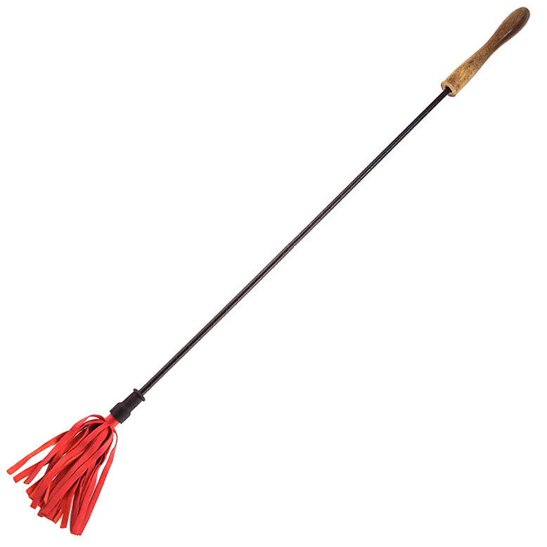 Rouge Garments Riding Crop With Wooden Handle Red - UABDSM