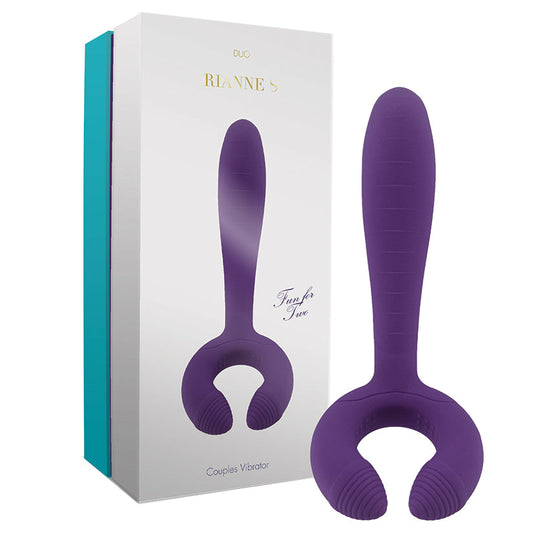 RianneS Rechargeable Duo Vibe-Deep Purple 7.4 - UABDSM