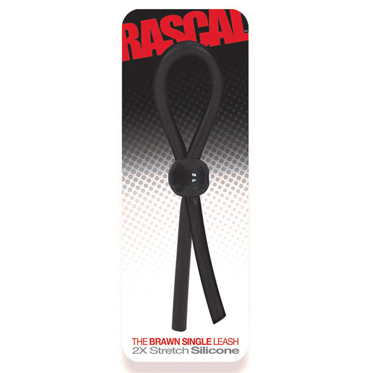 Rascal The Brawn Cock Single Leash-Black - UABDSM