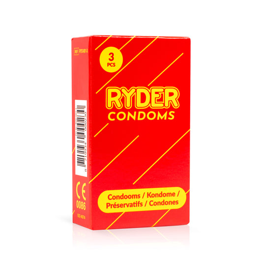 Ryder Condoms - 3 Pcs. - UABDSM