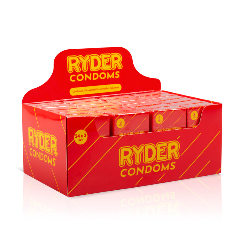 Ryder Condooms - 24 X 3 Pcs. - UABDSM