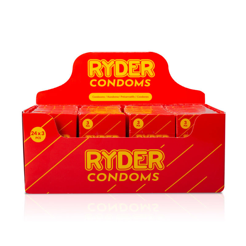 Ryder Condooms - 24 X 3 Pcs. - UABDSM