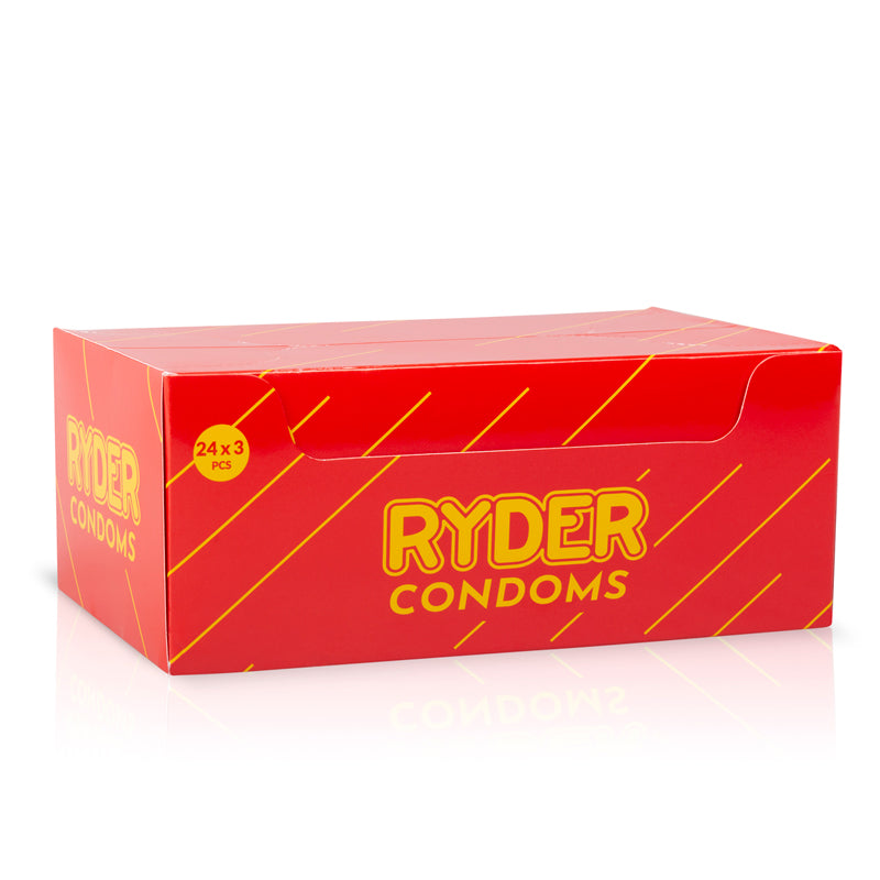 Ryder Condooms - 24 X 3 Pcs. - UABDSM