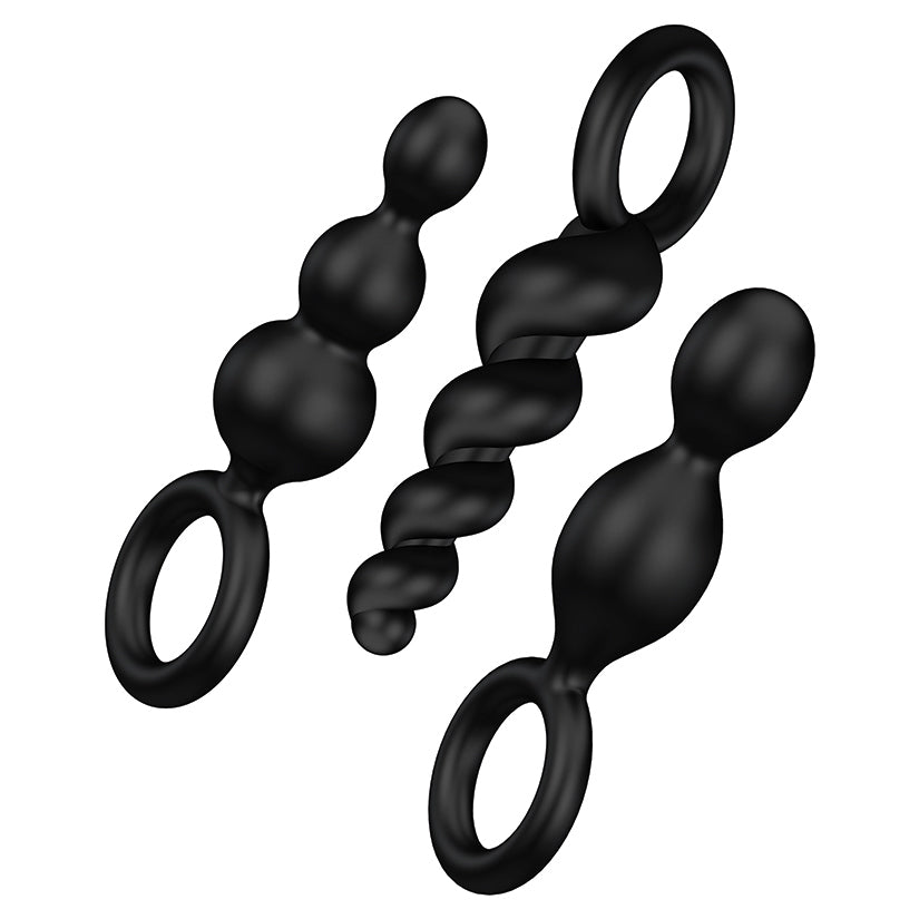 Satisfyer Plus Set of 3 - Black - UABDSM