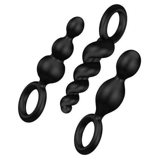 Satisfyer Plus Set of 3 - Black - UABDSM