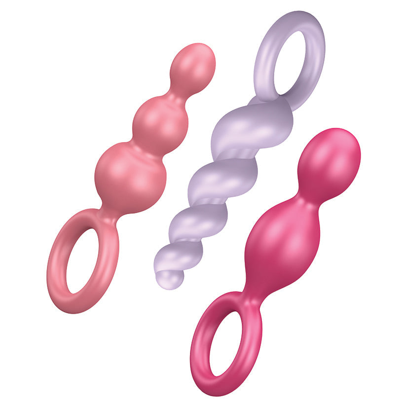 Satisfyer Plugs Colored 3 Piece Set - UABDSM