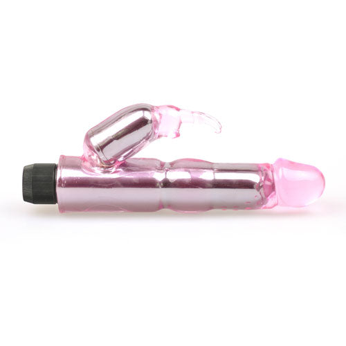 Waves Of Pleasure Crystal Pink Rabbit Vibrator - UABDSM