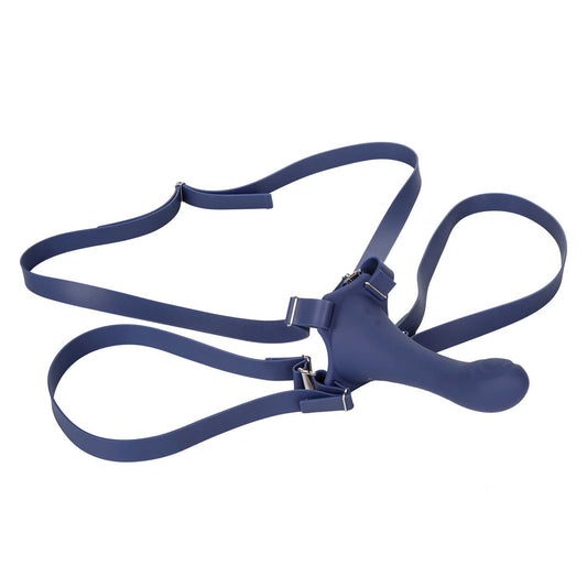 Her Royal Harness Me2 Thumper Strap On With Rechargeable Vibe - UABDSM