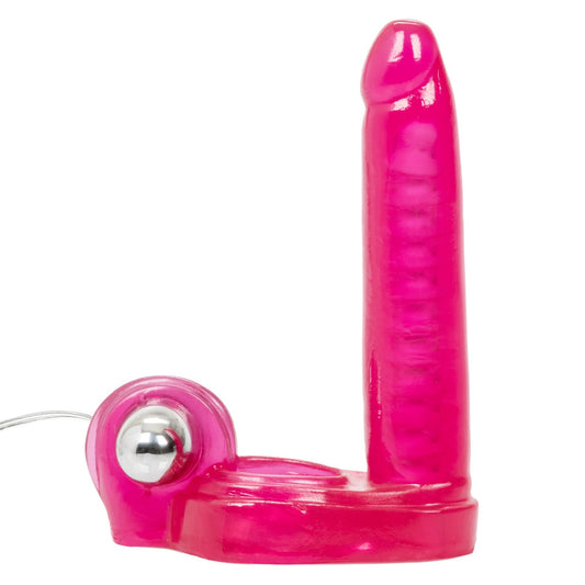 Ultimate Triple Stimulator Vibrating Cock Ring With Dong - UABDSM