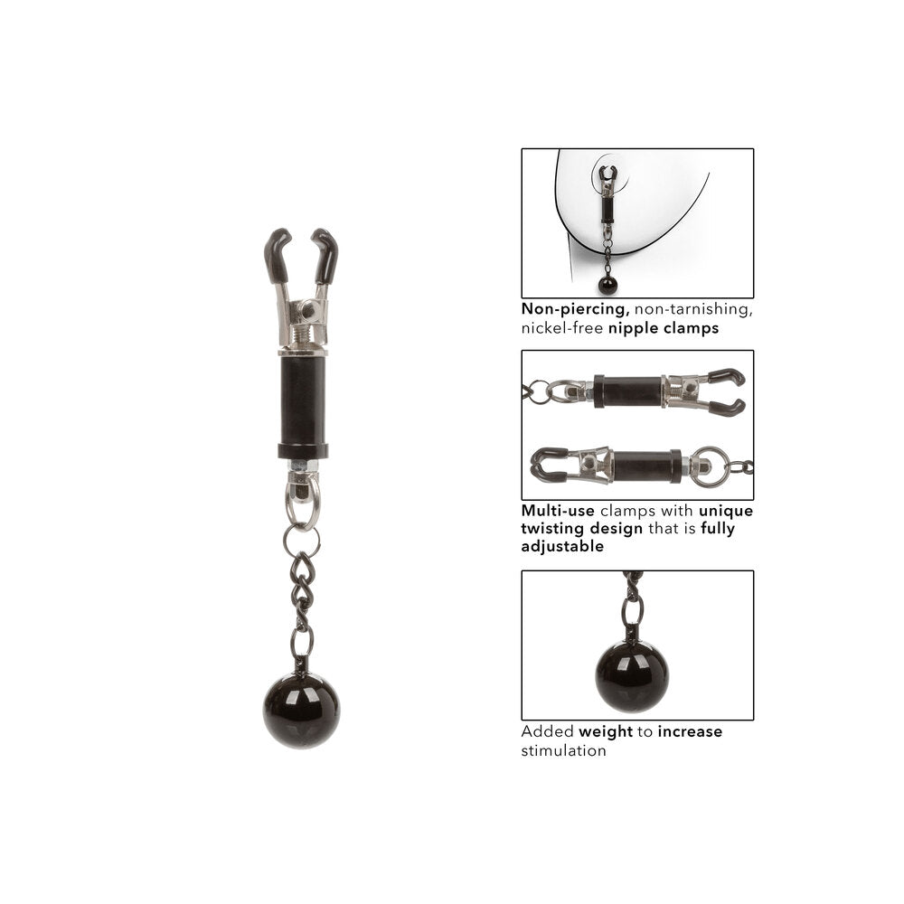 Nipple Grips Weighted Twist Nipple Clamps - UABDSM