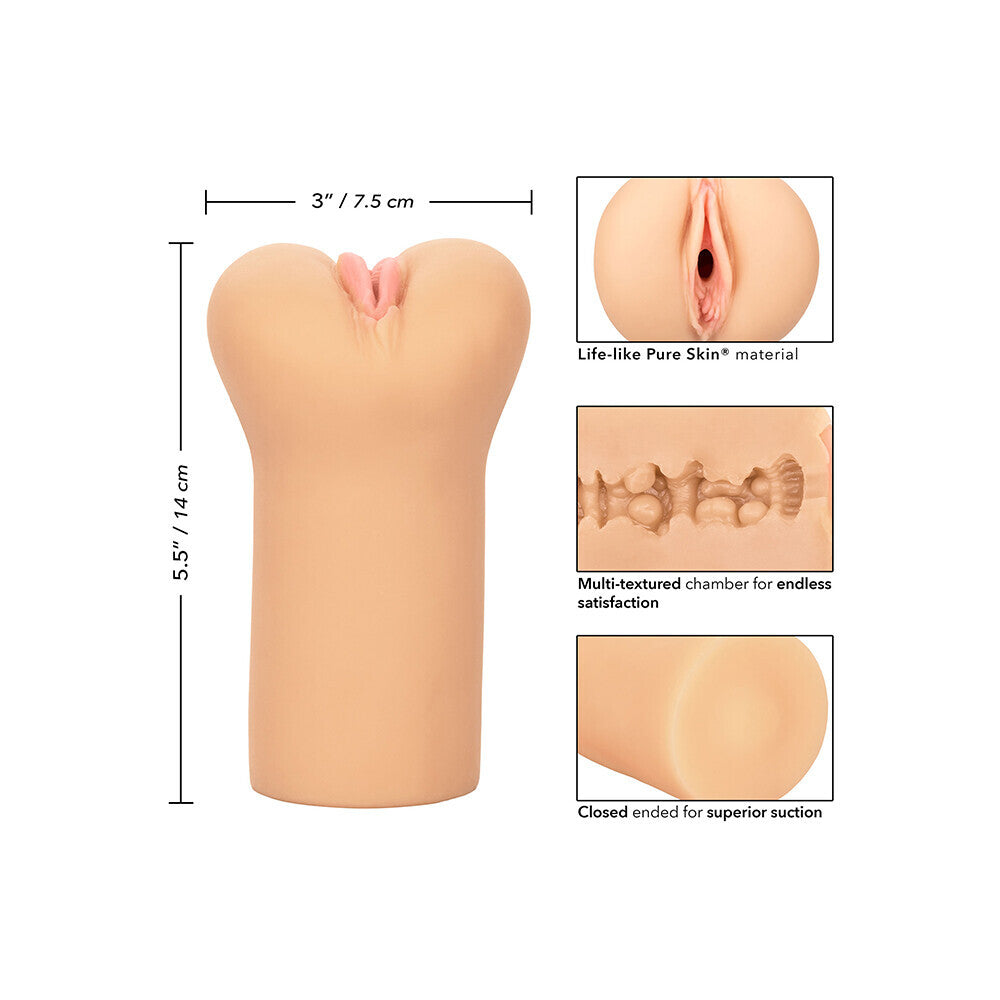 Boundless Vulva Masturbator Flesh Pink - UABDSM