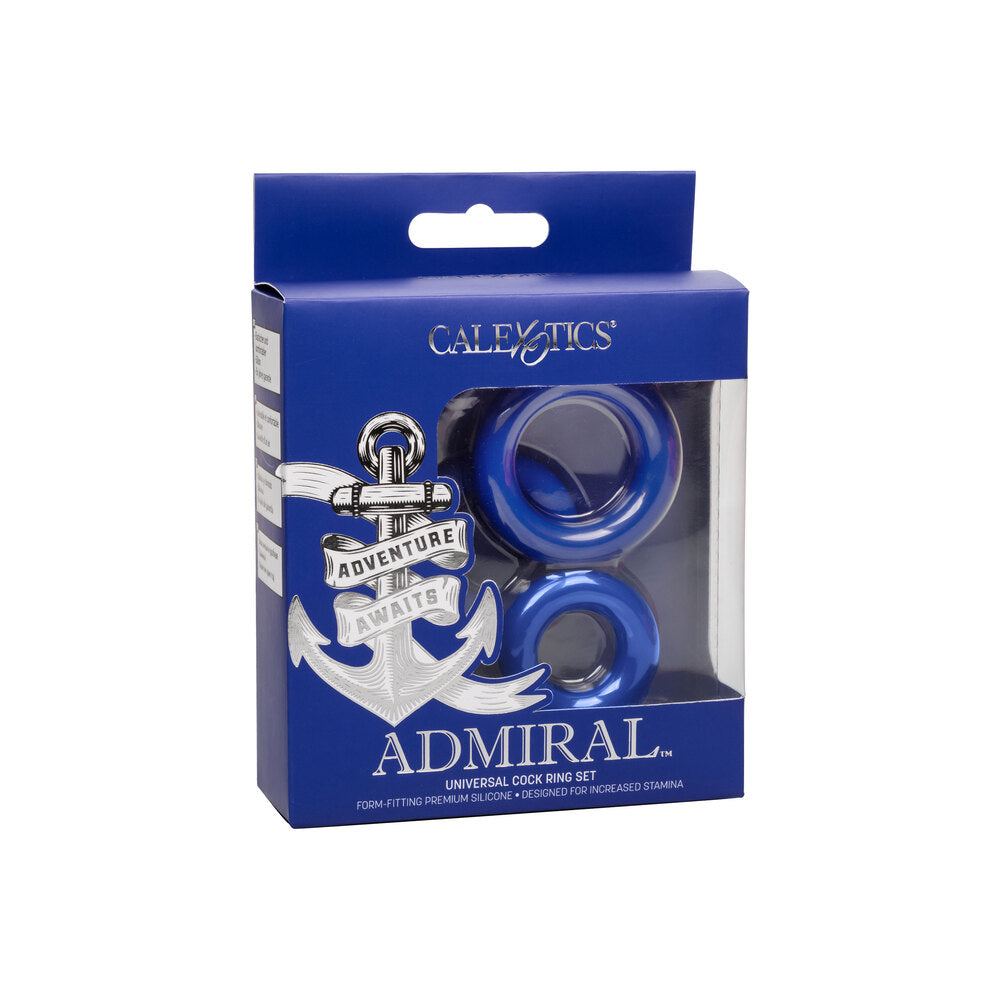 Admiral Universal Cock Ring Set Blue - UABDSM