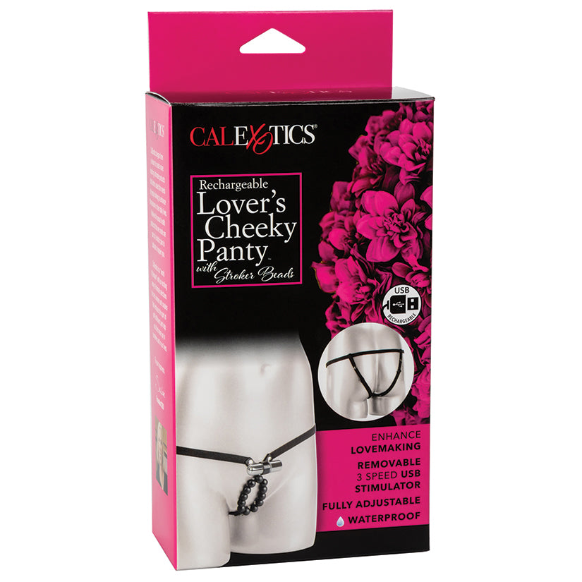 Rechargeable Lovers Cheeky Panty With Stroker  Beads - UABDSM
