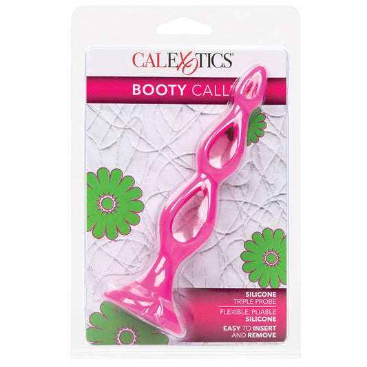Booty Call Silicone Triple Probe - Pink - UABDSM