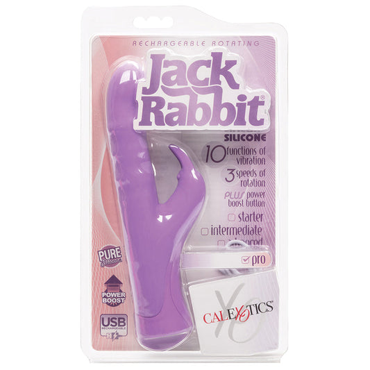 Rechargeable Rotating Jack Rabbit-Purple 4.75 - UABDSM