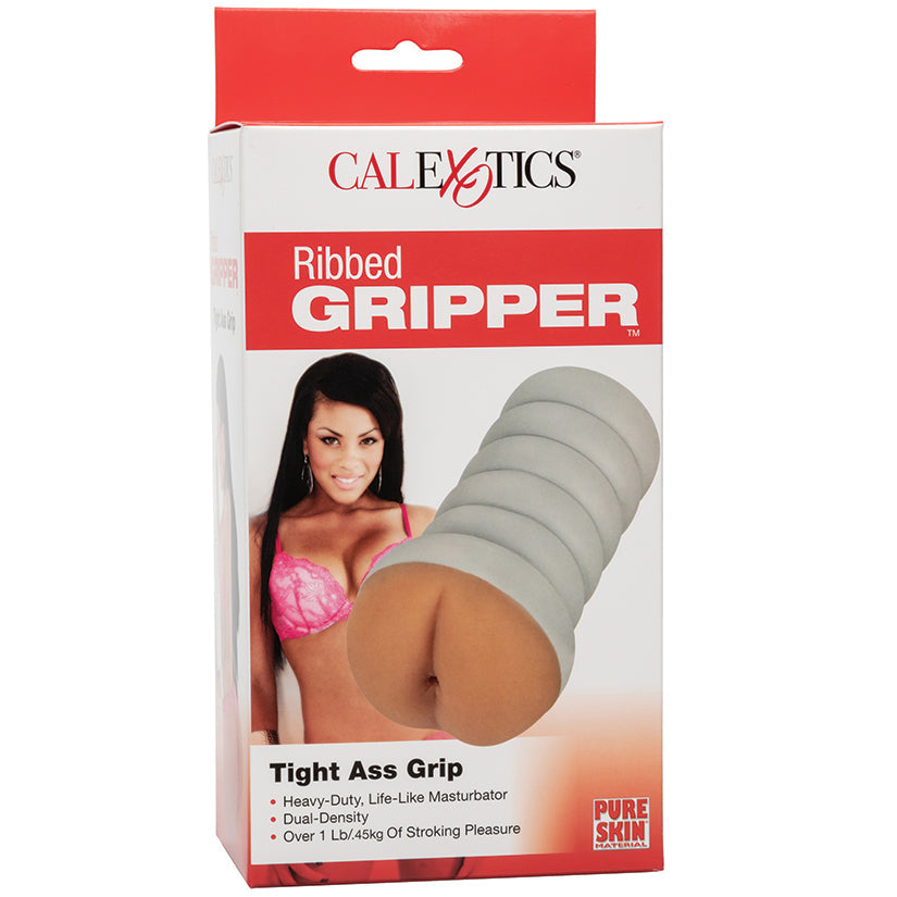 Ribbed Gripper Tight Ass-Brown - UABDSM