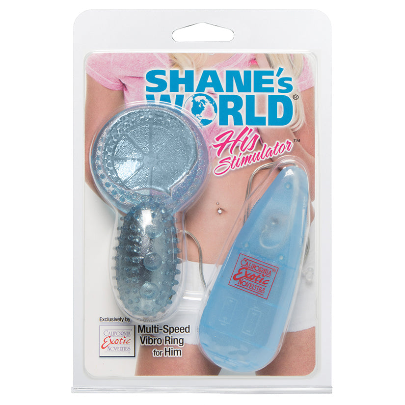 Shanes World His Vibraring Stimulator - Blue - UABDSM