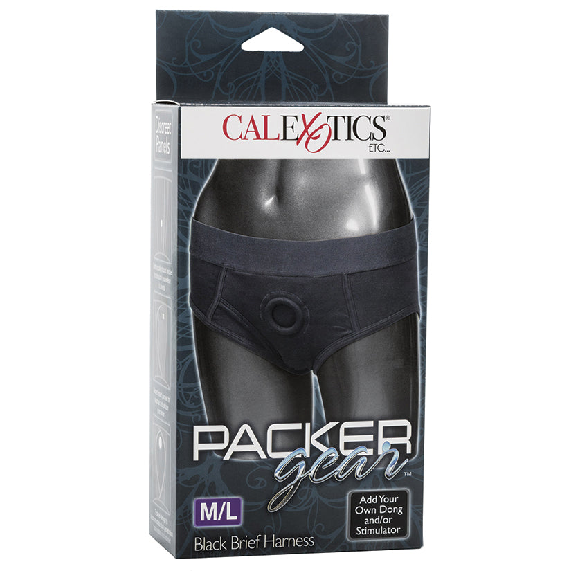 Packer Gear Brief Harness - Medium/large - Black - UABDSM