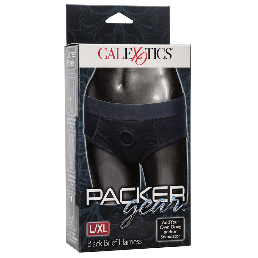 Packer Gear Brief Harness - Large/extra Large - Black - UABDSM