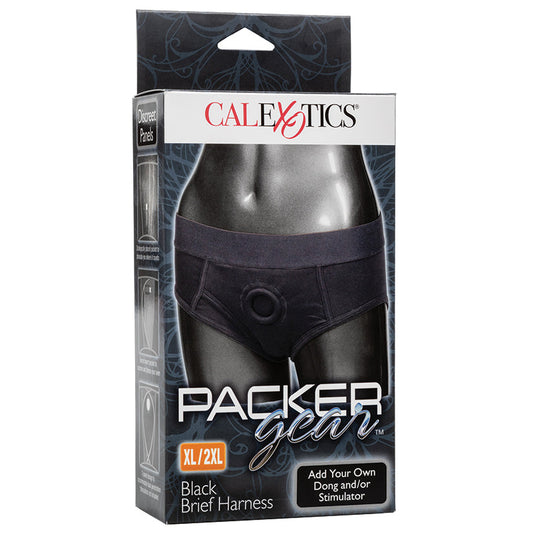 Packer Gear Black Brief Harness Xl/2xl - UABDSM