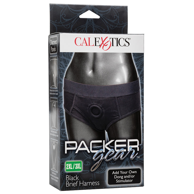 Packer Gear Black Brief Harness 2xl/3xl - UABDSM