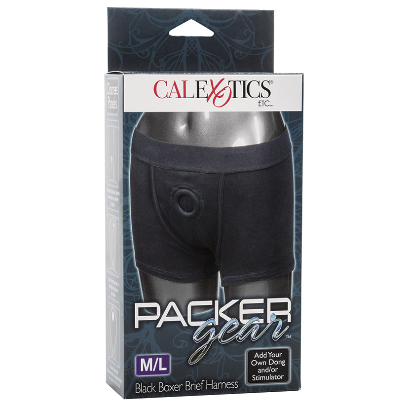 Packer Gear Boxer Brief Harness  - Medium/large - Black - UABDSM