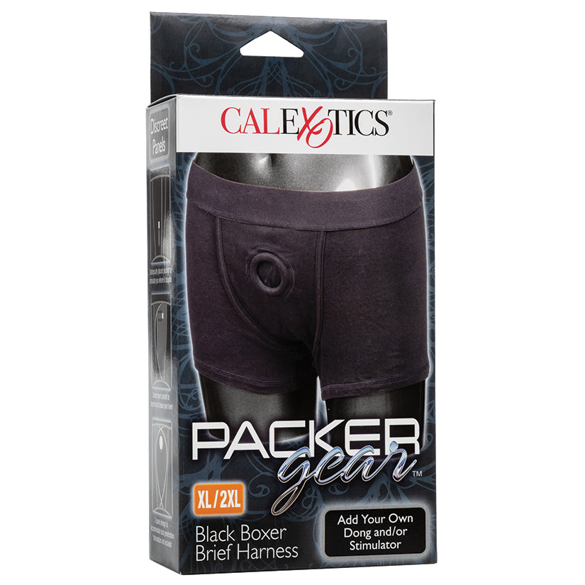 Packer Gear Black Boxer Brief Harness Xl/2xl - UABDSM