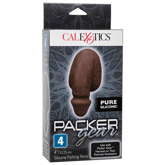 Packer Gear 4 Silicone Packing Penis - Black - UABDSM