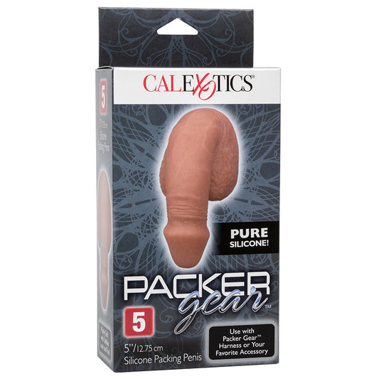 Packer Gear 5 Silicone Packing Penis - Brown - UABDSM