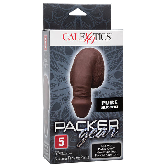 Packer Gear 5 Silicone Packing Penis - Black - UABDSM