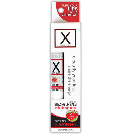 X on the Lips Lip Balm - Sizzling Strawberry - .75 Oz. - UABDSM