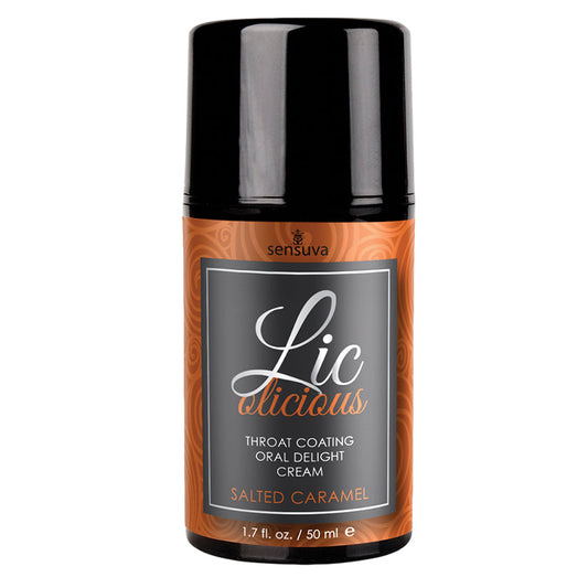 Lic-O-Licious Salted Caramel Throat Coating Oral Delight Cream - 1.7 Fl. Oz. / 50 ml - UABDSM