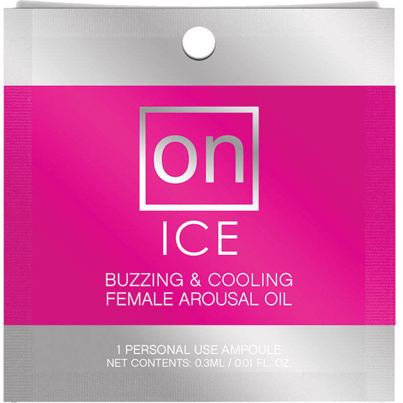 On Ice Buzzing & Cooling Female Arousal Oil - 0.01 Oz. Ampoule - UABDSM